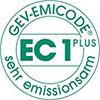 ec-zeichen-grey EC 1 sehr emissionsarm